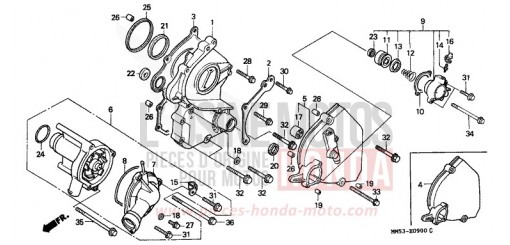 POMPE A EAU CBR1000FK de 1989